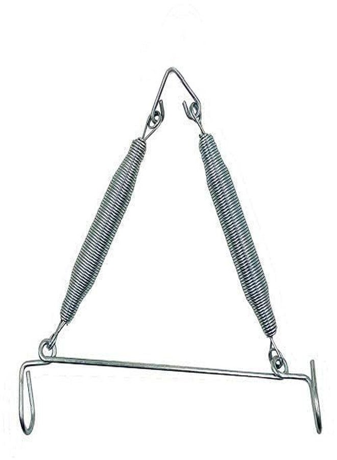 BOFFLE Spring for Baby Cradle Spring for Swing, Infant Jhula Swing Stainless Steel Spring Set Triangle, Spring for Hanging cralde, thottil kambi Hook, jhoola, palna, jula, Swings - Image 2
